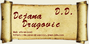 Dejana Drugović vizit kartica